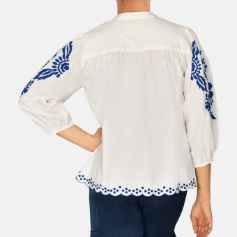 Love&divine ( Dame ) - LOVE&DIVINE - LOVE968 802 | SKJORTE CREM/BLUE