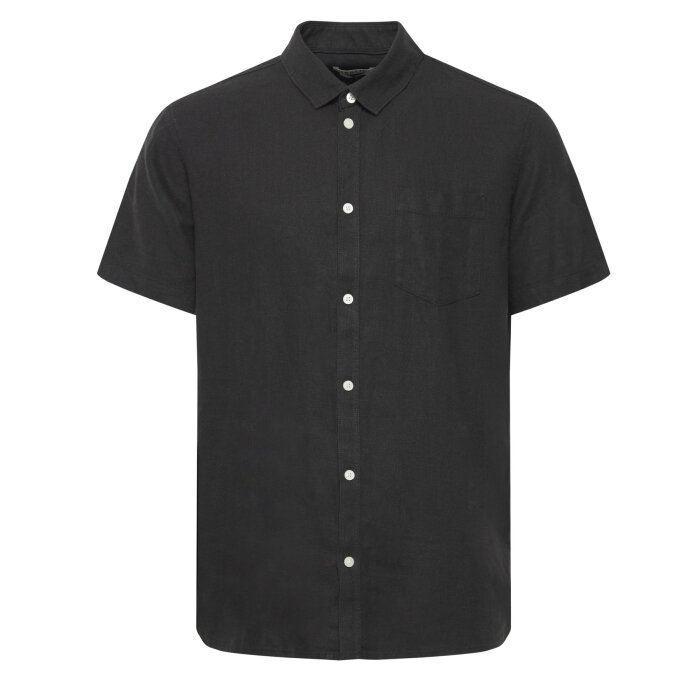Solid - Solid - Allan linen shirt | K/Æ Hørskjorte True Black