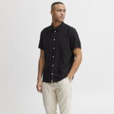 Solid - Solid - Allan linen shirt | K/Æ Hørskjorte True Black Solid - Solid - Allan linen shirt | K/Æ Hørskjorte True Black