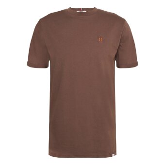 LES DEUX - Les Deux - Nørregaard tee | T-shirt Ebony brown