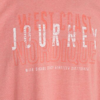 Signal - Signal - Grant stripe tee | T-shirt faded Coral