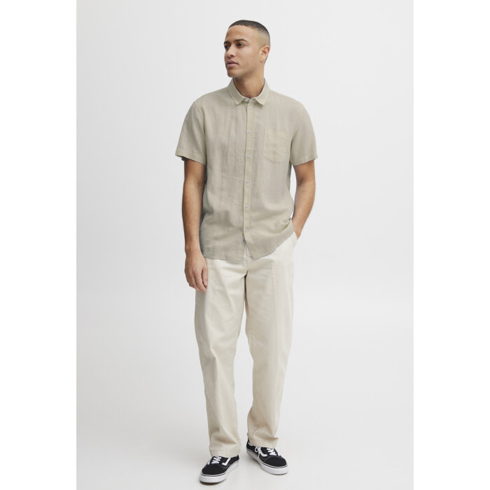 Solid - Solid - Allan linen | K/Æ Hørskjorte Oatmeal