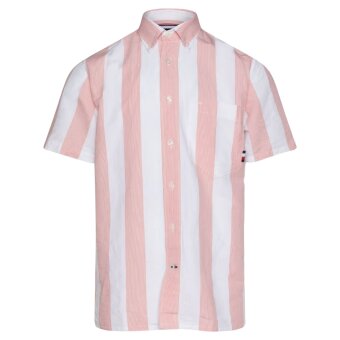 Tommy Hilfiger  - Tommy Hilfiger - Stripe shirt | K/Æ Skjorte Dusk/white