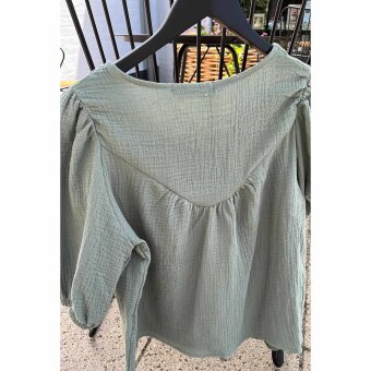 Sisters Point ( Dame ) - SISTERS POINT - GEWA-SH | BLUSE LIGHT KHAKI 