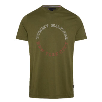 Tommy Hilfiger  - Tommy Hilfiger - TH monotype roundle tee | T-shirt Putting Green