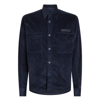 Tommy Hilfiger  - Tommy Hilfiger - TH corduroy solid | Overshirt Desert Sky