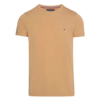 Tommy Hilfiger  - Tommy Hilfiger - TH stretch slim fit tee | T-shirt Khaki