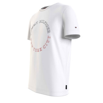 Tommy Hilfiger  - Tommy Hilfiger - TH monotype roundle tee | T-shirt White