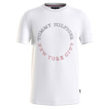 Tommy Hilfiger  - Tommy Hilfiger - TH monotype roundle tee | T-shirt White