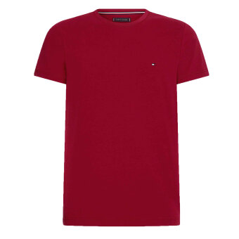 Tommy Hilfiger  - Tommy Hilfiger - TH stretch slim fit tee | T-shirt Rouge