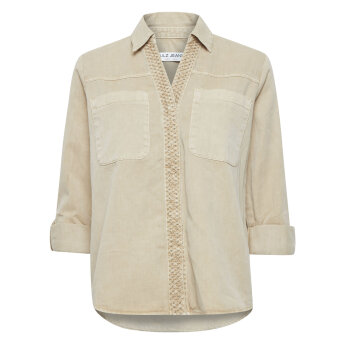 Pulz Jeans ( Dame )  - PULZ - PZLAINA SHIRT | SKJORTE IRISH CREME