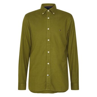 Tommy Hilfiger  - Tommy Hilfiger - Flex brushed twill shirt | Skjorte Putting green