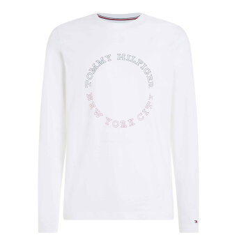 Tommy Hilfiger  - Tommy Hilfiger - Monotype roundle | L/S t-shirt White