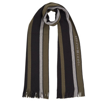 Tommy Hilfiger  - Tommy Hilfiger - TH corporate raschelle scarf | Halstørklæde Black