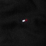 Tommy Hilfiger - Tommy Hilfiger - TH cotton/cashmere crew neck | Strik Black Tommy Hilfiger - Tommy Hilfiger - TH cotton/cashmere crew neck | Strik Black