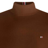 Tommy Hilfiger  - Tommy Hilfiger - TH cotton cashmere roll neck | Rullekrave Strik Khaki Tommy Hilfiger  - Tommy Hilfiger - TH cotton cashmere roll neck | Rullekrave Strik Khaki