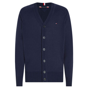 Tommy Hilfiger  - Tommy Hilfiger - TH multi merino | Cardigan Desert Sky