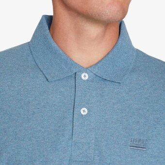 Signal - Signal - Nicky | Polo T-shirt Blue Fin Melange Signal - Signal - Nicky | Polo T-shirt Blue Fin Melange