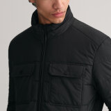Gant - Gant - Channel quilted jacket | Vindjakke Black