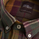 Oscar Jacobson - Oscar Jacobson - Plaid twill shirt | Skjorte 877 Green day