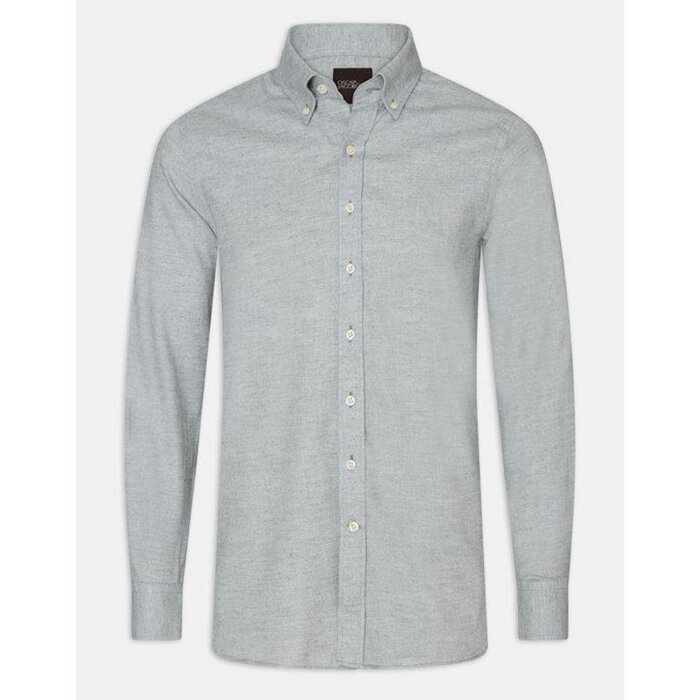 Oscar Jacobson - Oscar Jacobson - Flannel shirt | Skjorte Gravel Grey