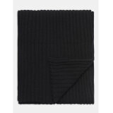Oscar Jacobson - Oscar Jacobson - Knitted scarf | Halstørklæde Black