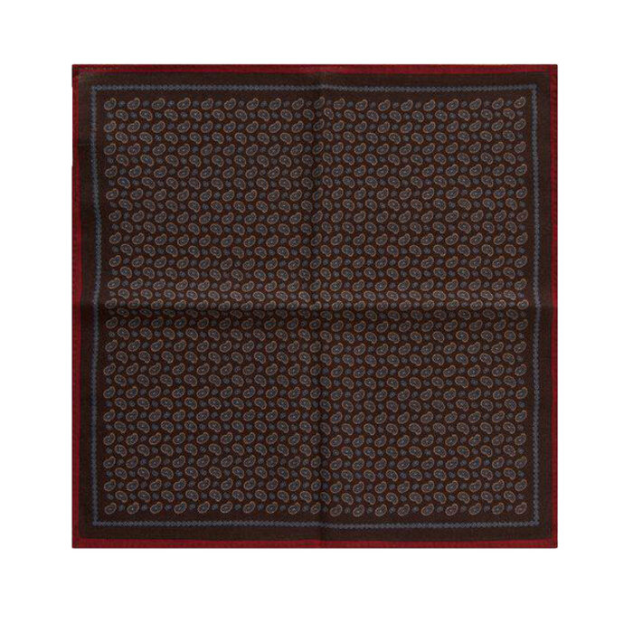 Oscar Jacobson - Oscar Jacobson - Handkerchief | pyntetørklæde warm brown