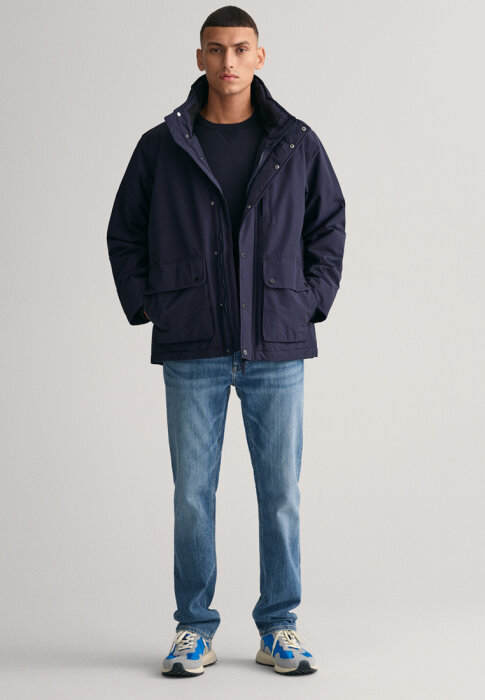Gant - Gant - Mist jacket | Vindjakke Evening Blue