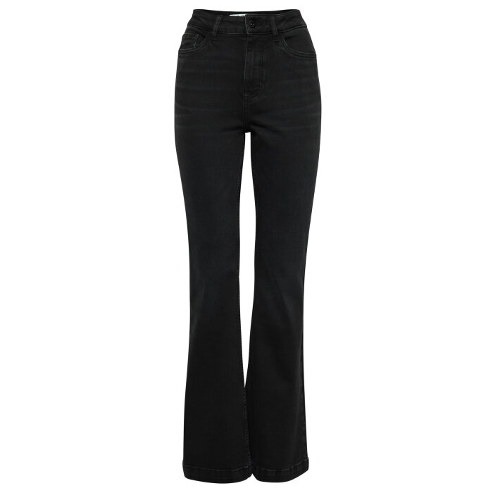 Pulz Jeans ( Dame )  - PULZ - PZBECCA UHW | JEANS BLACK DENIM