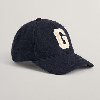 Gant - Gant - G badge wool cap | Kasket Evening Blue