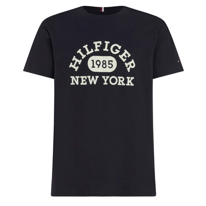 Tommy Hilfiger  - Tommy Hilfiger - TH monotype collegiate tee | T-shirt Desert Sky