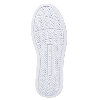 Tommy Hilfiger  - Tommy Hilfiger - TH Lo cup leather shoes | Sneakers White