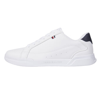 Tommy Hilfiger  - Tommy Hilfiger - TH Lo cup leather shoes | Sneakers White