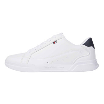 Tommy Hilfiger  - Tommy Hilfiger - TH Lo cup leather shoes | Sneakers White