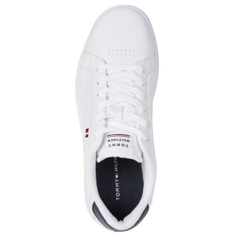 Tommy Hilfiger  - Tommy Hilfiger - TH Lo cup leather shoes | Sneakers White