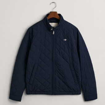 Gant - Gant - Quilted windcheater | Vindjakke Evening Blue