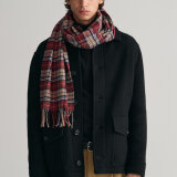 Gant - Gant - Multi check scarf | Halstørklæde Plumped Red
