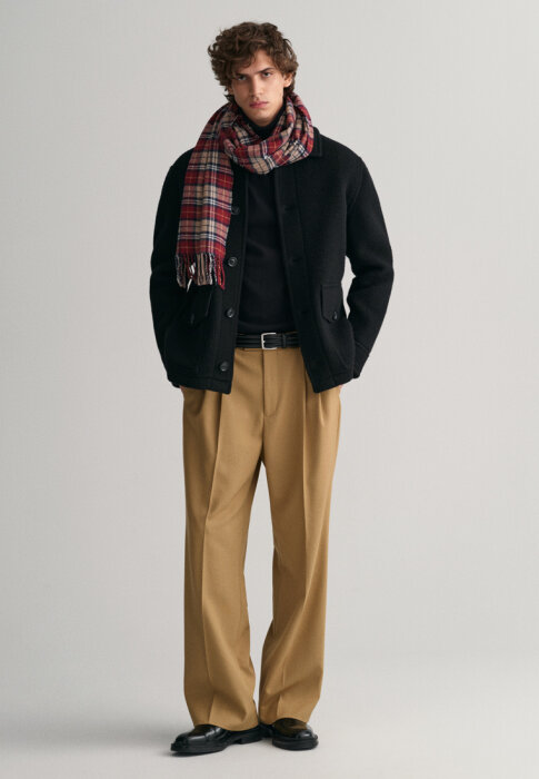 Gant - Gant - Multi check scarf | Halstørklæde Plumped Red