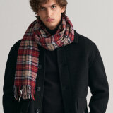 Gant - Gant - Multi check scarf | Halstørklæde Plumped Red