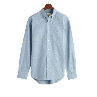 Gant - Gant - Flannel melange shirt | Skjorte Salty sea