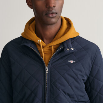 Gant - Gant - Quilted windcheater | Vindjakke Evening Blue