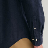 Gant - Gant - Flannel melange shirt | Skjorte Marine
