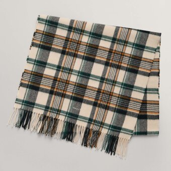 Gant - Gant - Check woven scarf | Halstørklæde Putty