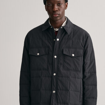 Gant - Gant - Quilted shirt jacket | Jakke Black