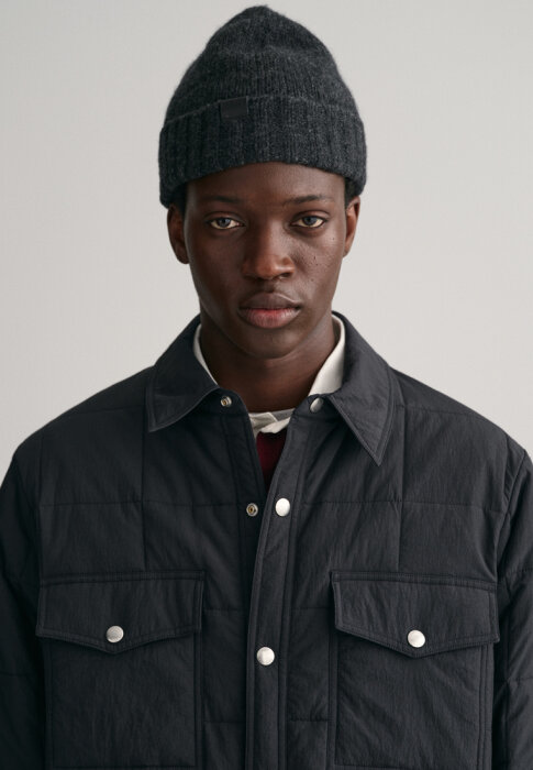 Gant - Gant - Quilted shirt jacket | Jakke Black