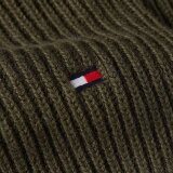 Tommy Hilfiger  - Tommy Hilfiger - TH essential flag scarf | Halstørklæde Army Green 