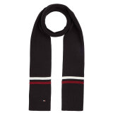 Tommy Hilfiger  - Tommy Hilfiger - TH elevated wool flag scarf | Halstørklæde Black