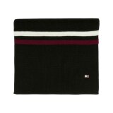 Tommy Hilfiger  - Tommy Hilfiger - TH elevated wool flag scarf | Halstørklæde Black