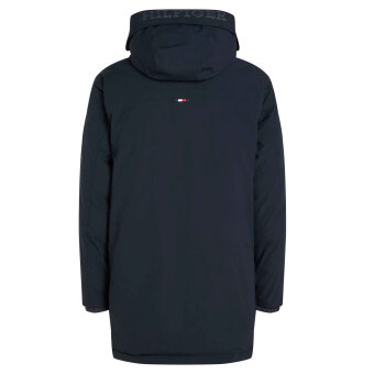 Tommy Hilfiger  - Tommy Hilfiger - TH Rockie tech parka | Vindjakke Desert Sky