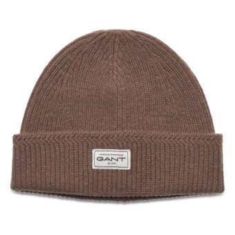 Gant - Gant - Wool knit beanie | strik Hue Desert Brown